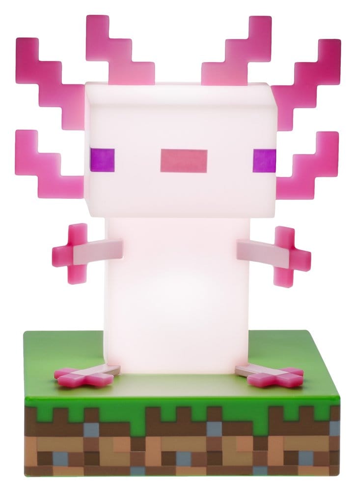 Minecraft lampe Icon Axolotl V3 11 cm