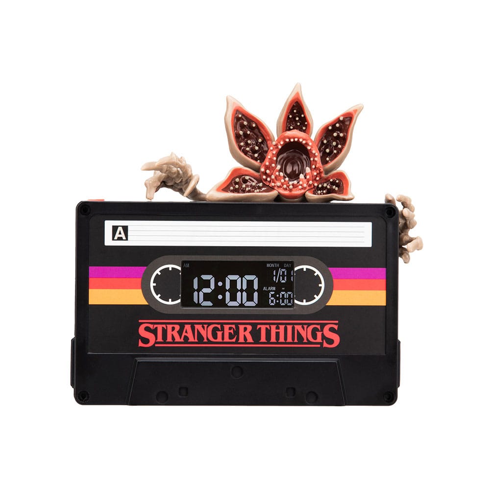 Stranger Things 5 Alarme Clock Demogorgon Cassette 15 cm
