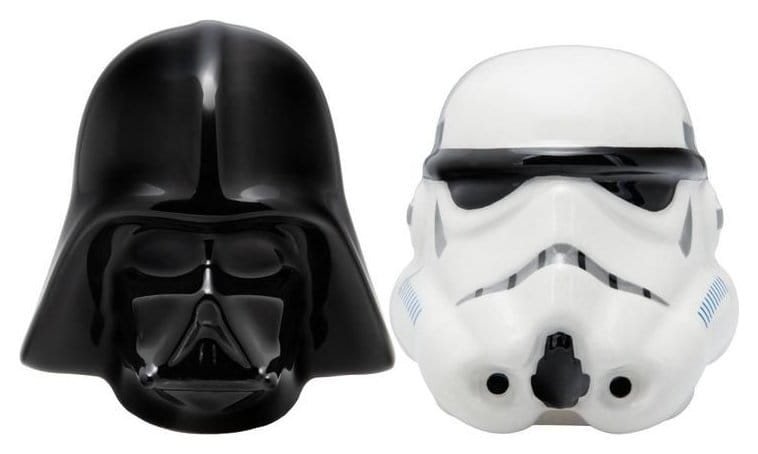 Star Wars salière et poivrière Darth Vader and Stormtrooper