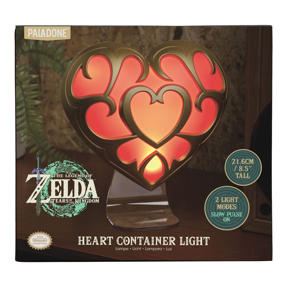 The Legend of Zelda: Tears of the Kingdom lampe Coffret de coeur 22 cm