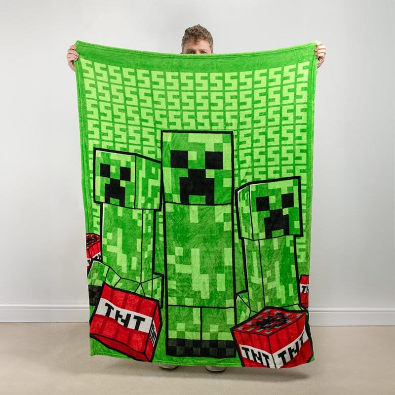 Minecraft Couverture Coussin Creeper 2-in-1 Foldable 150 cm