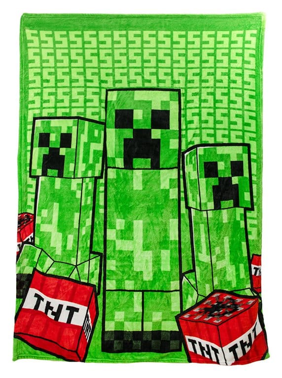 Minecraft Couverture Coussin Creeper 2-in-1 Foldable 150 cm