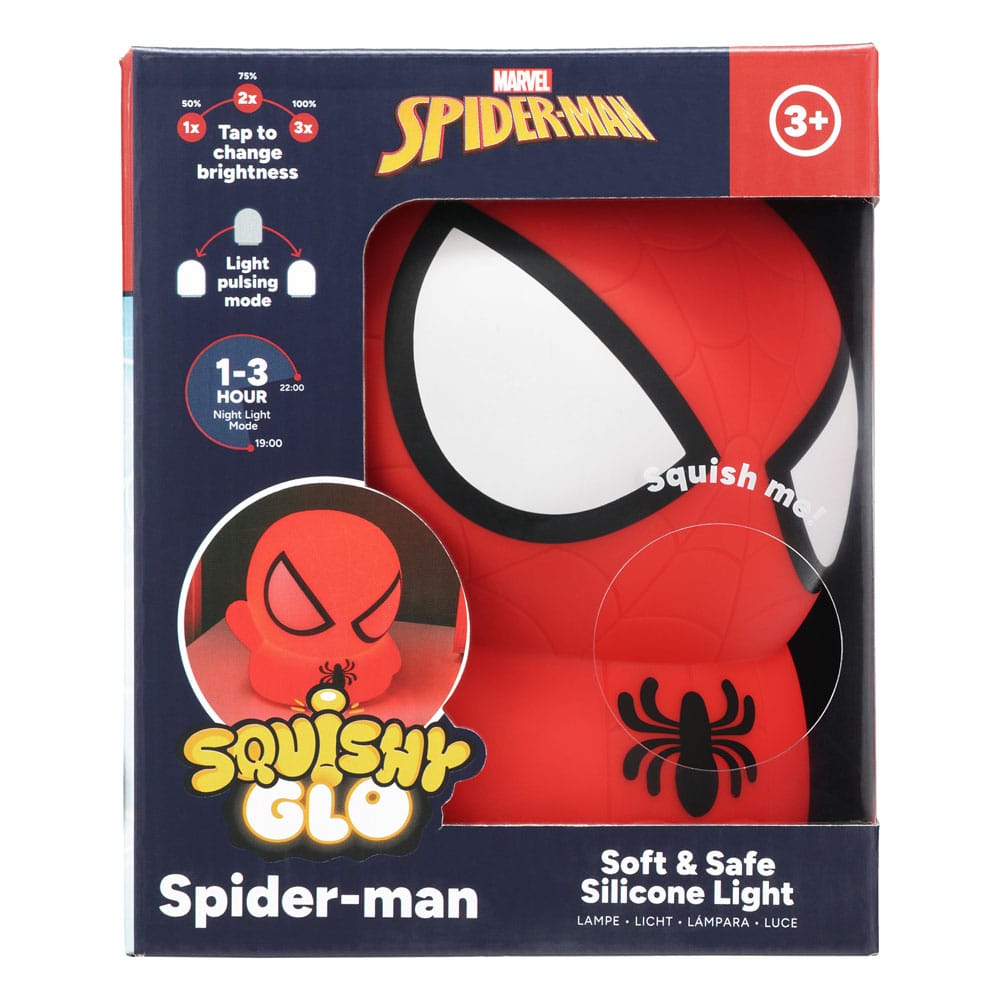 Spider-Man lampe Squishy Glo 15 cm