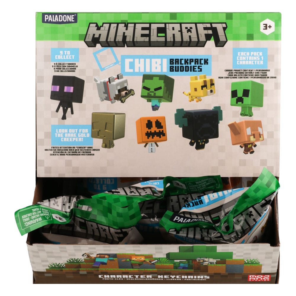 Minecraft présentoir porte-clés sac à dos Mystery Bags Series 3 (24)