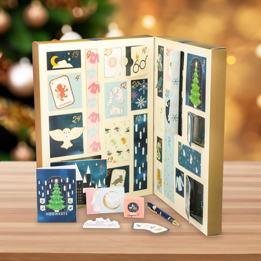 Harry Potter Calendrier de l'Avent Papeterie 24 Day Hogwarts
