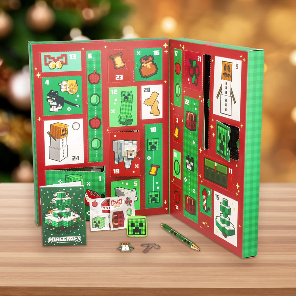 Minecraft Calendrier de l'Avent Papeterie 24 Day