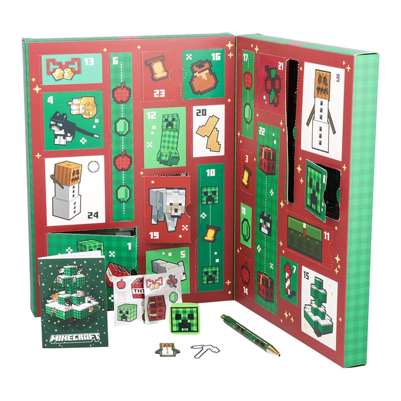 Minecraft Calendrier de l'Avent Papeterie 24 Day