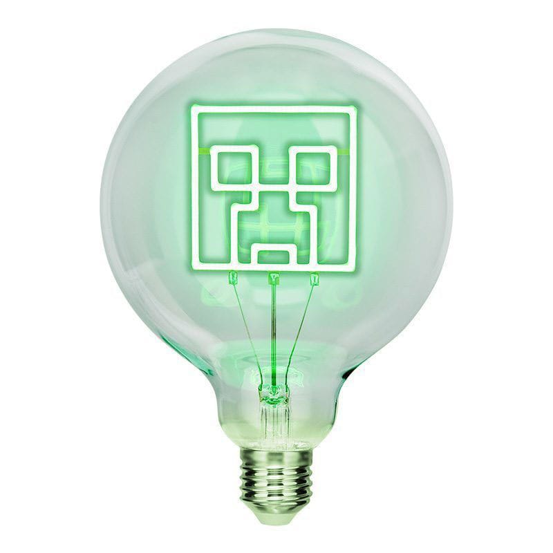 Minecraft ampoule LED neon Creeper