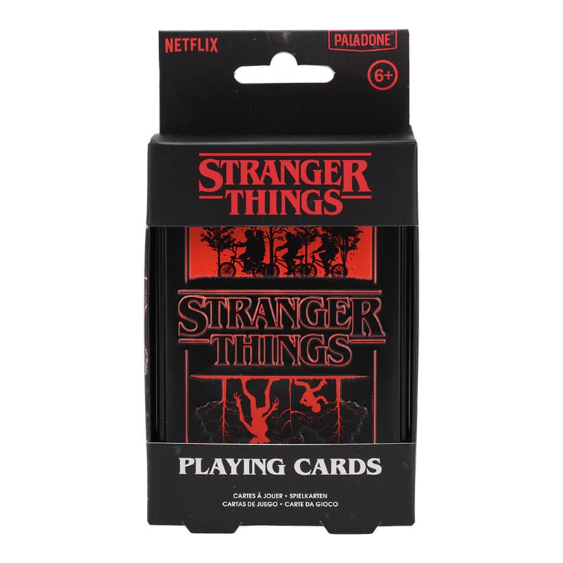 Stranger Thinngs 5 jeu de cartes à jouer Metal