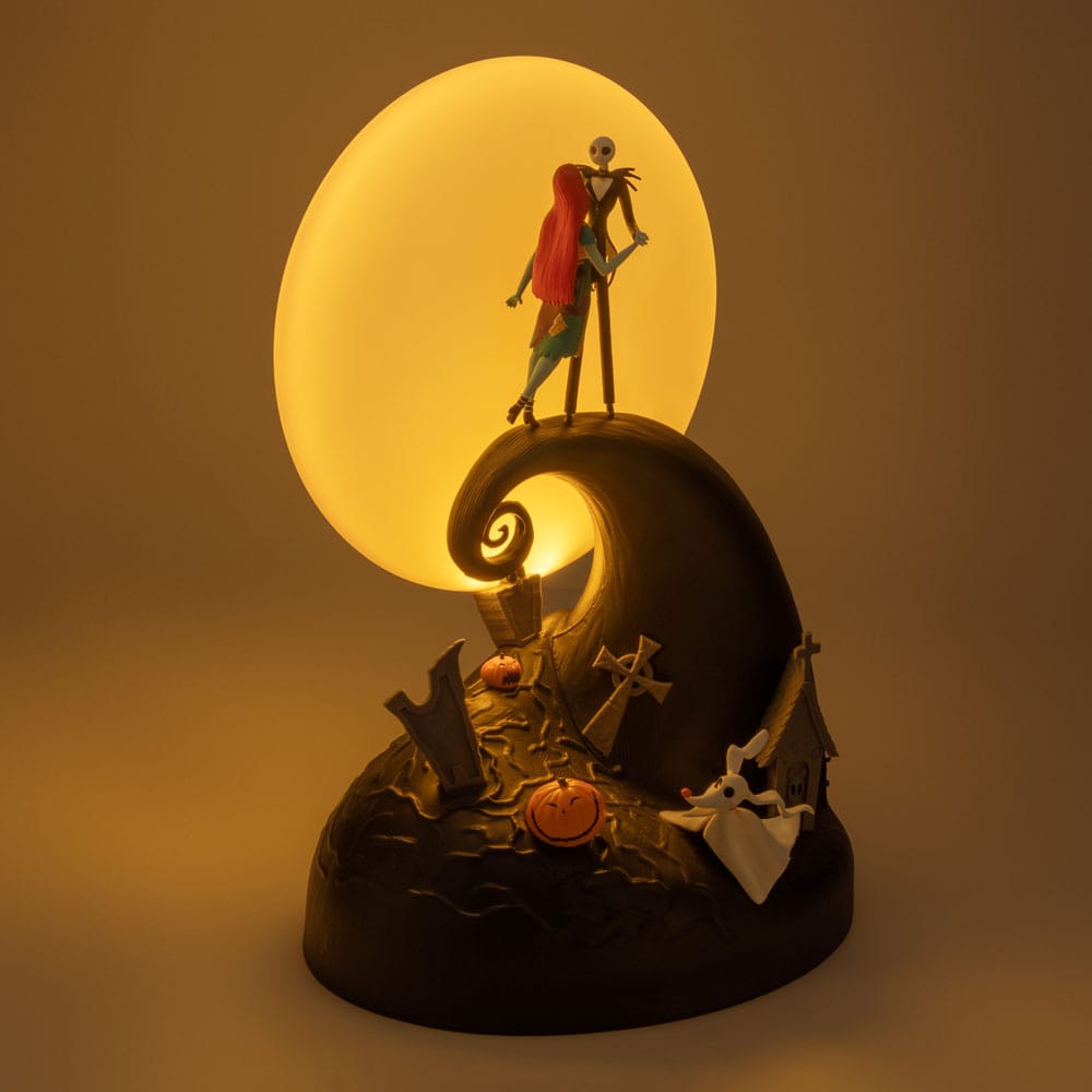 L´etrange Noël de Mr. Jack lampe diorama Jack & Sally