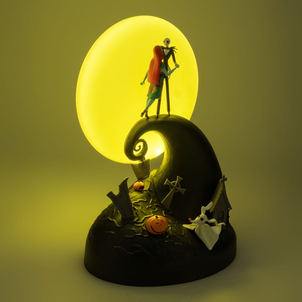L´etrange Noël de Mr. Jack lampe diorama Jack & Sally