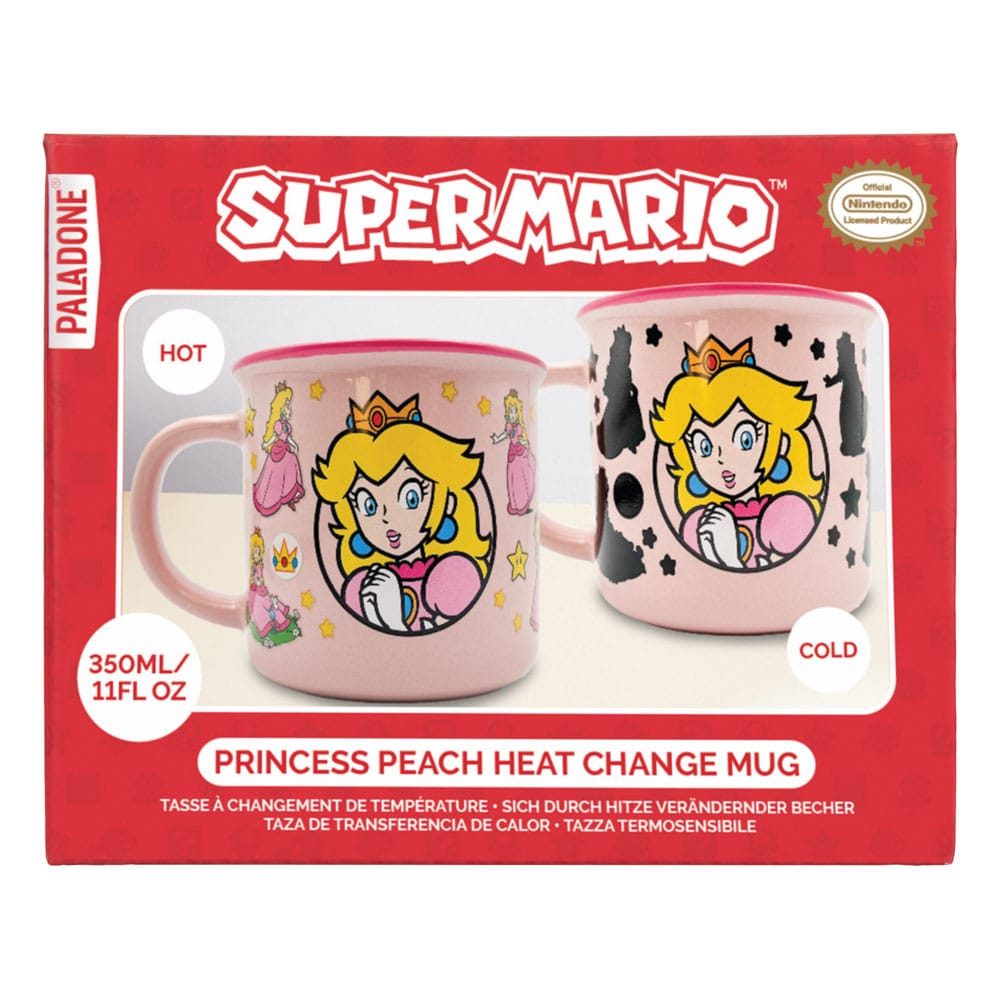 Super Mario mug effet thermique Princess Peach