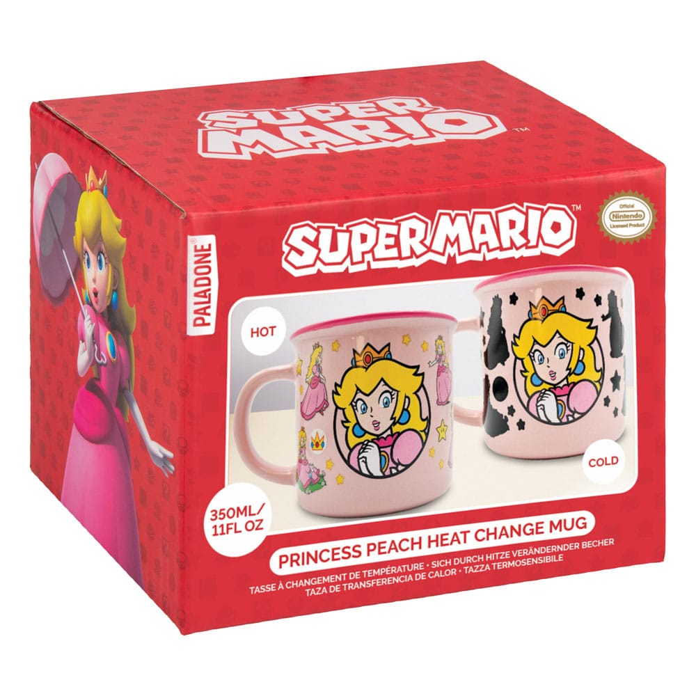 Super Mario mug effet thermique Princess Peach