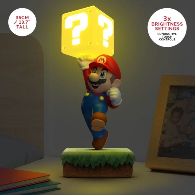 Super Mario lampe diorama Mario