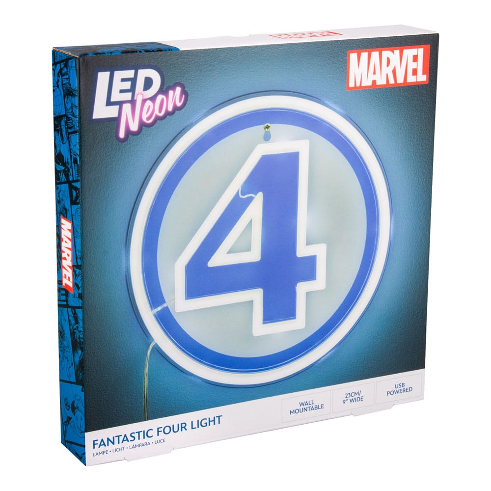 Fantastic Four Lampe murale LED Logo Neon