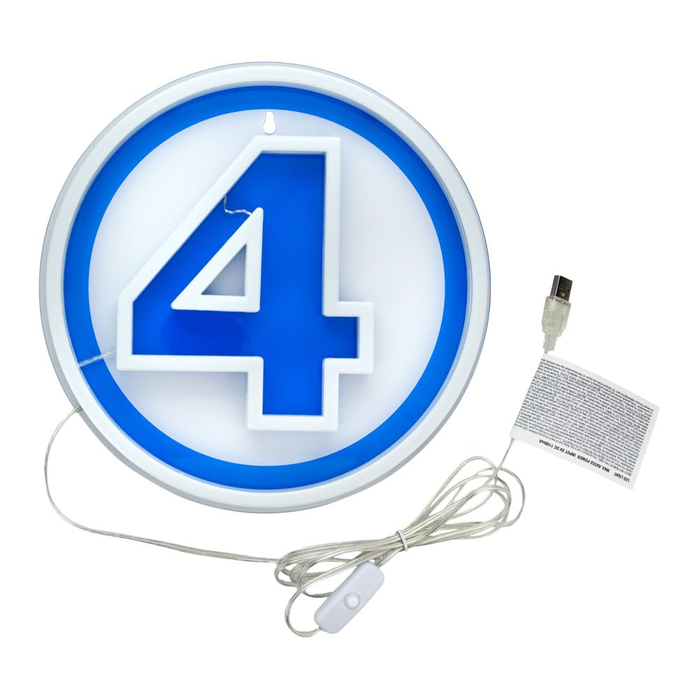 Fantastic Four Lampe murale LED Logo Neon