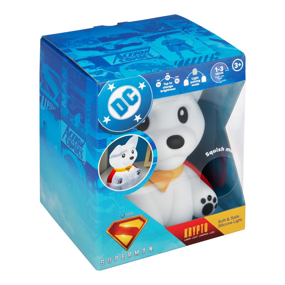 DC Comics lampe Squishy Glo Superman Krypto 17 cm