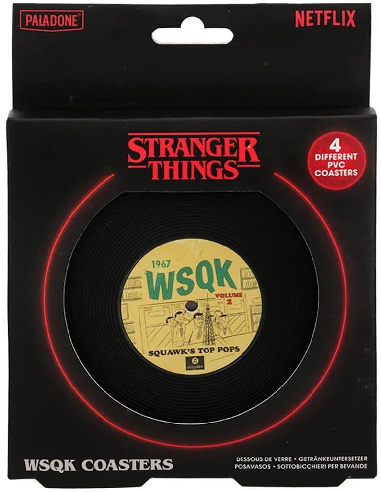 Stranger Things 5 pack 4 sous-verres WSQK