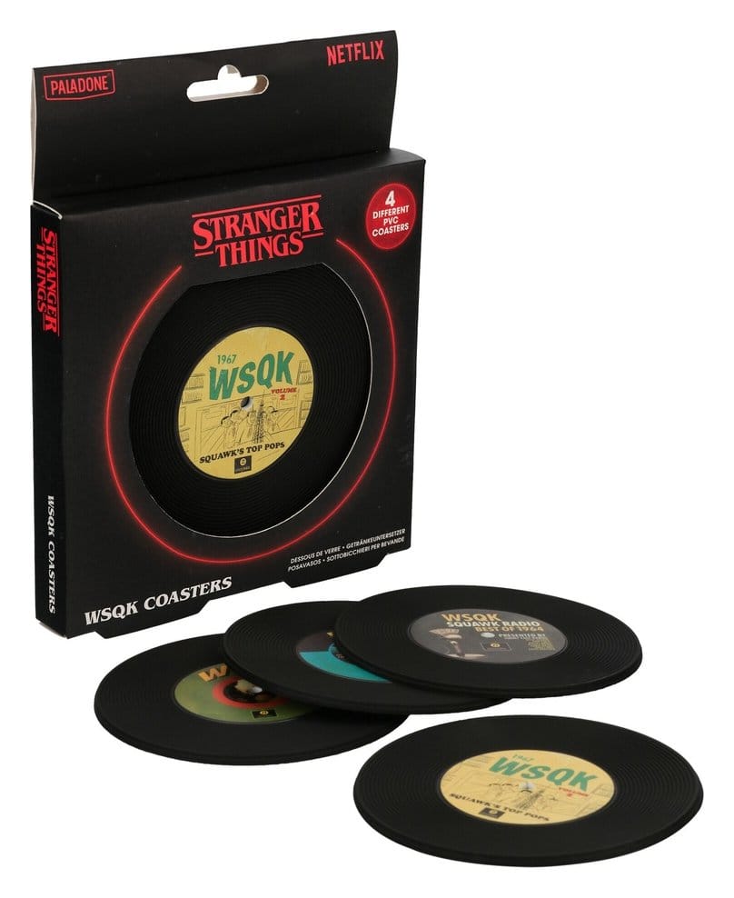 Stranger Things 5 pack 4 sous-verres WSQK