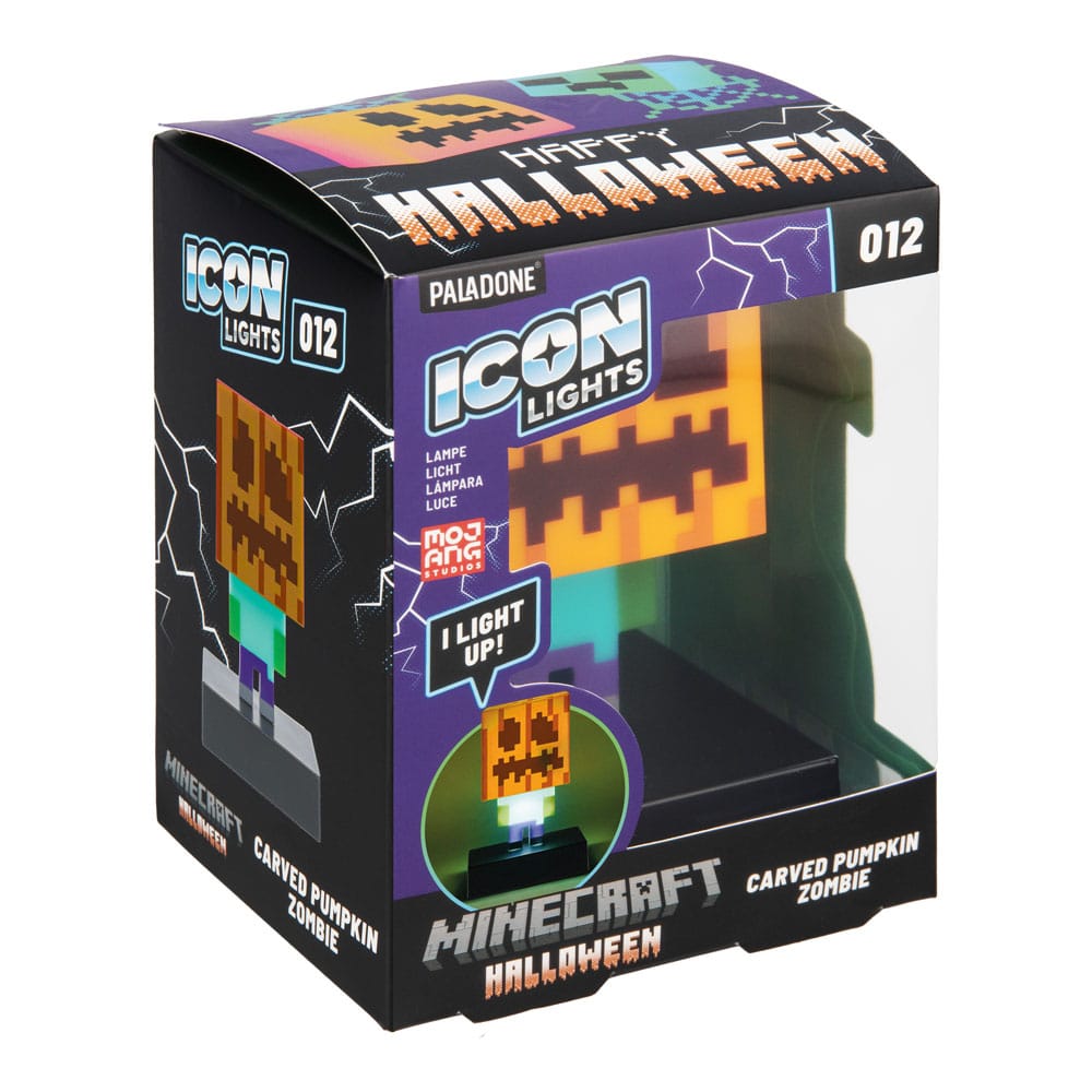 Minecraft lampe Icons Zombie Jack O Lantern 10 cm
