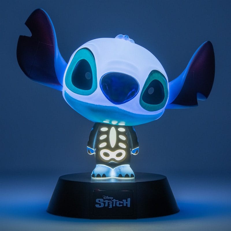 Lilo & Stitch Icônes squelettes lumière Stitch 11 cm