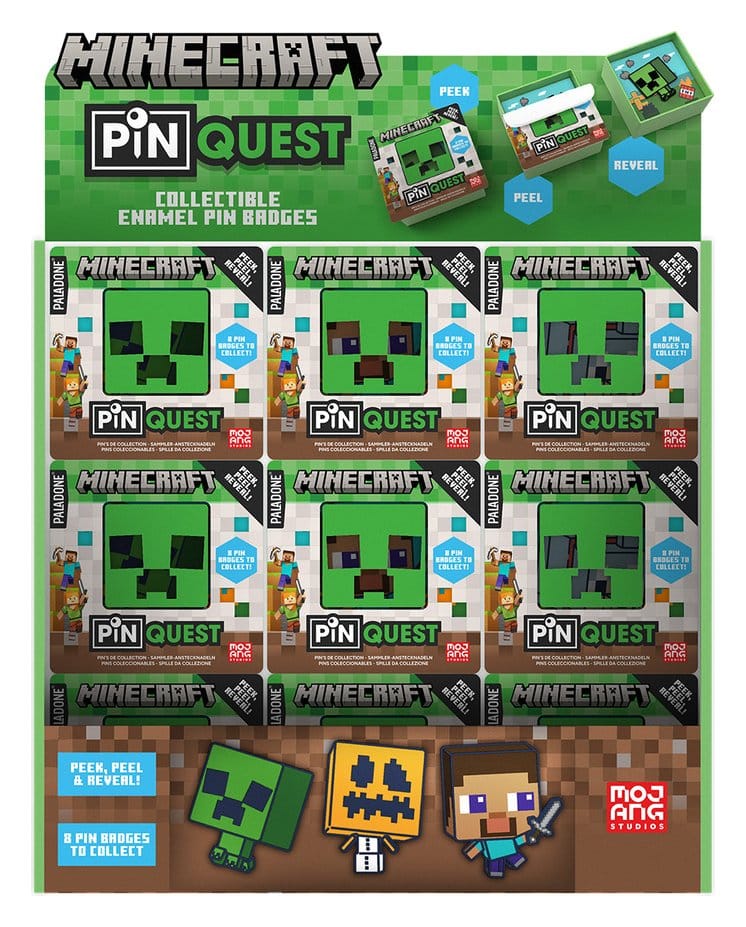 Minecraft blind box assortiment Pin Quest (36)