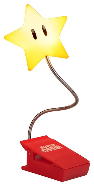 Super Mario lampe Super Star Clip 33 cm