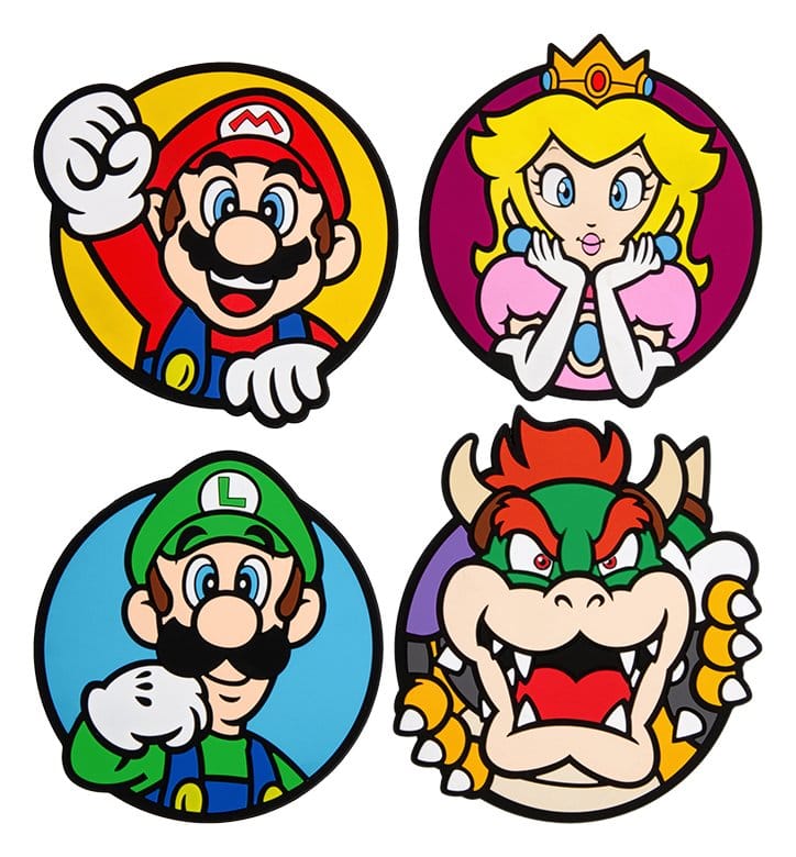 Super Mario pack 4 sous-verres