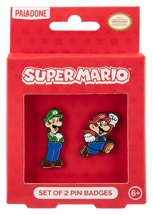 Super Mario pin 2-pack