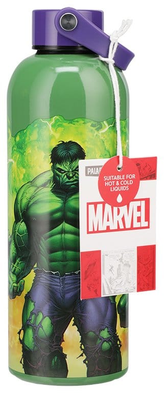 Marvel Universe bouteille d'eau en métal Hulk avec dragonne