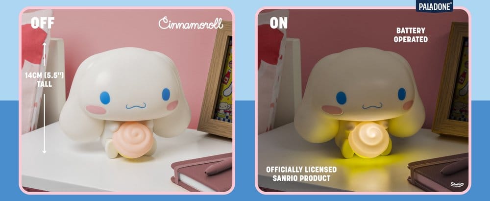 Sanrio lampe GloBuddies Cinnamoroll 14 cm