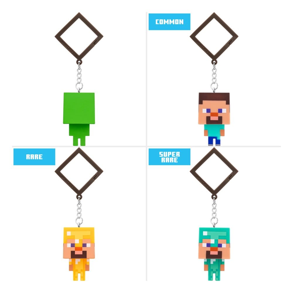 Minecraft blind box assortiment Reveals porte-clés (24)