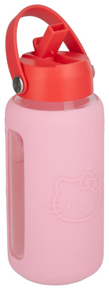 Sanrio bouteille d'eau en verre Hello Kitty avec manchon
