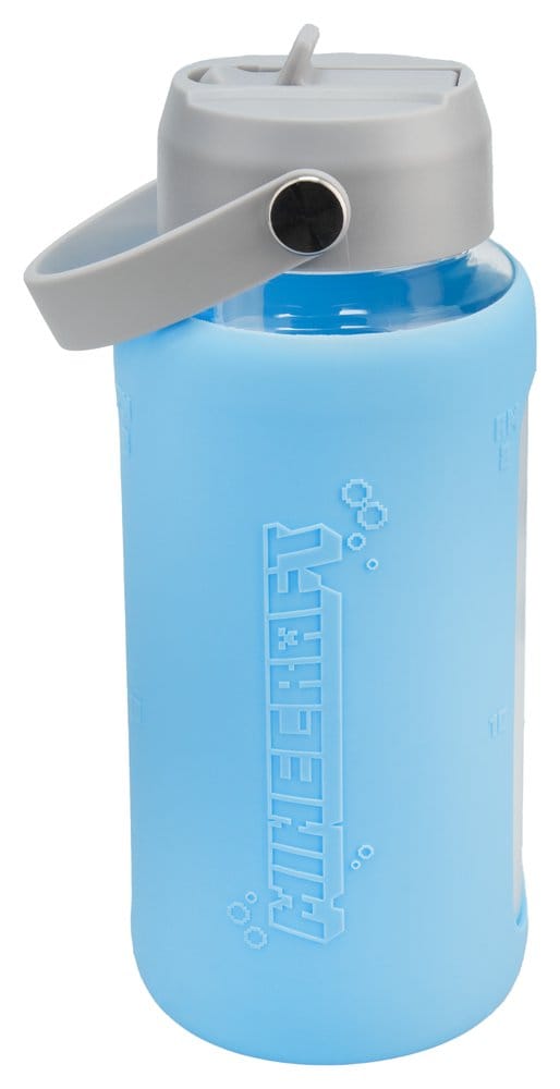 Minecraft bouteille d'eau en verre avec manchon