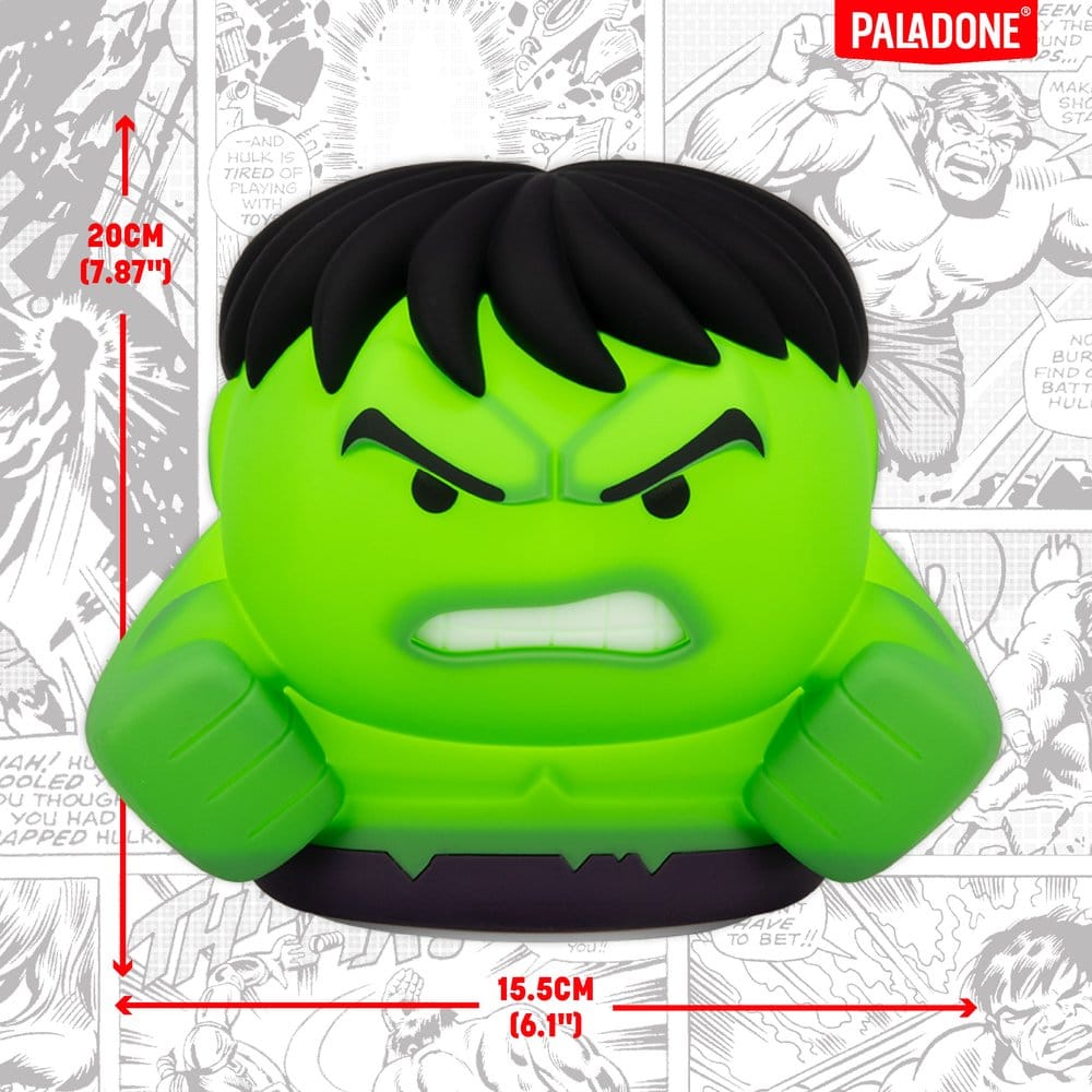 Marvel Universe SquishyGlo lampe Hulk Rechargeable 15 cm