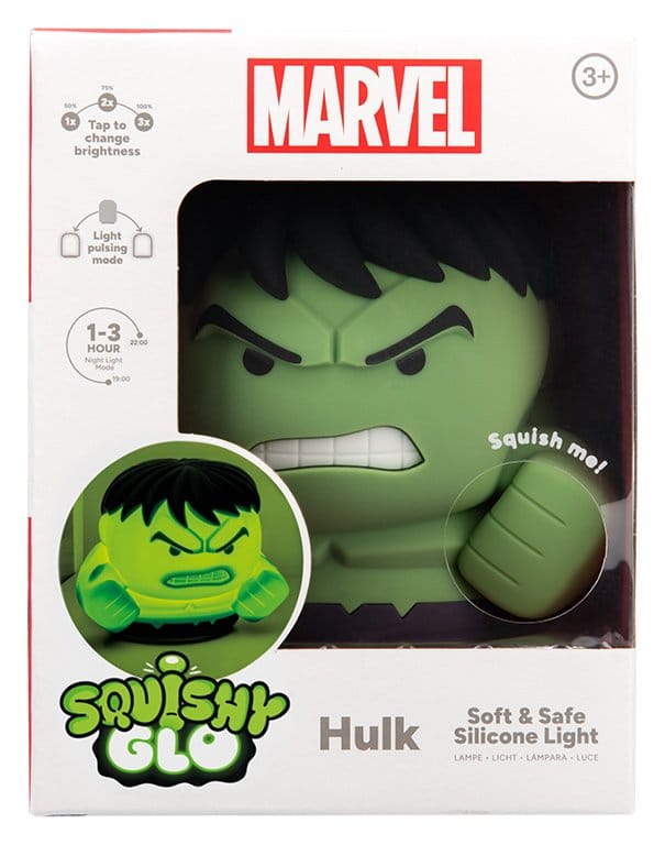 Marvel Universe SquishyGlo lampe Hulk Rechargeable 15 cm