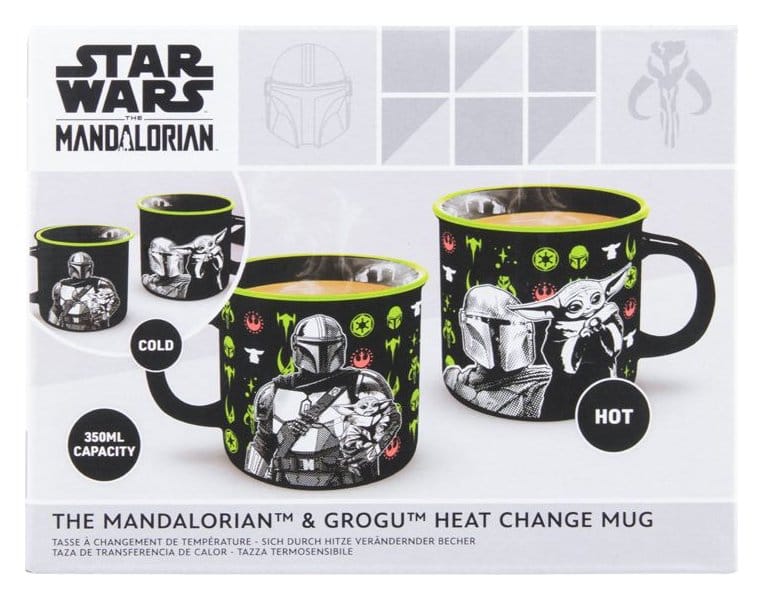 Star Wars: The Mandalorian mug effet thermique Mandalorian and Grogu