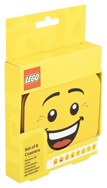 Lego pack 8 sous-verres Cartes