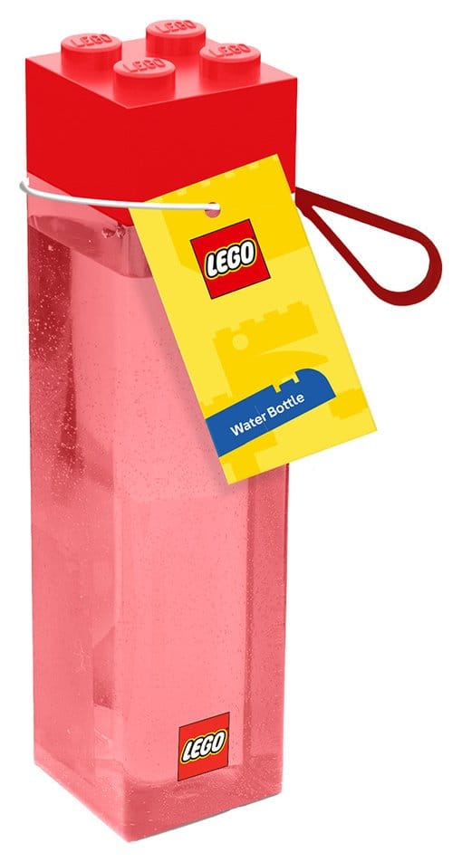 Lego bouteille d'eau en plastique Brique Rouge