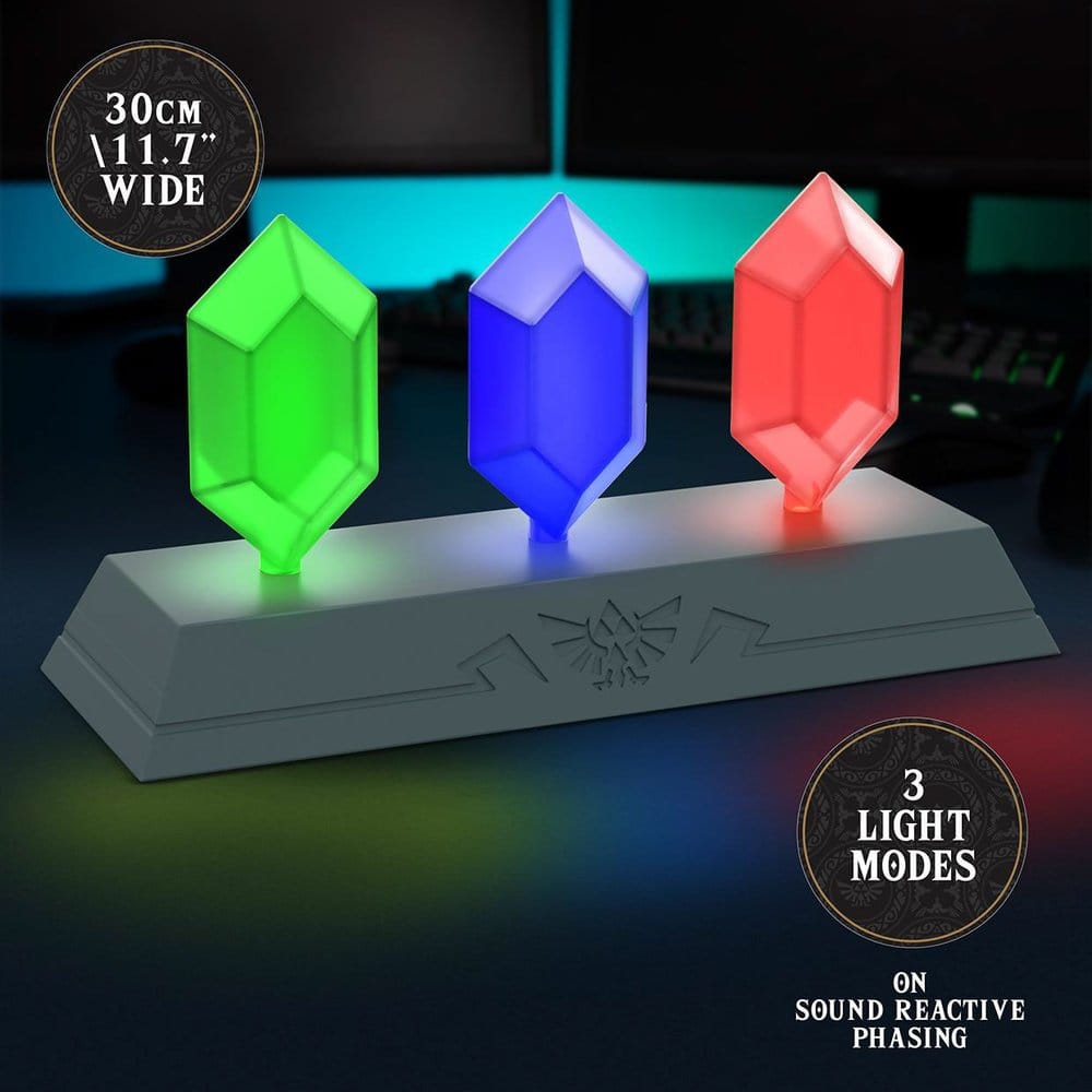 The Legend of Zelda lampe Icon Light Plus Rupee 30 cm