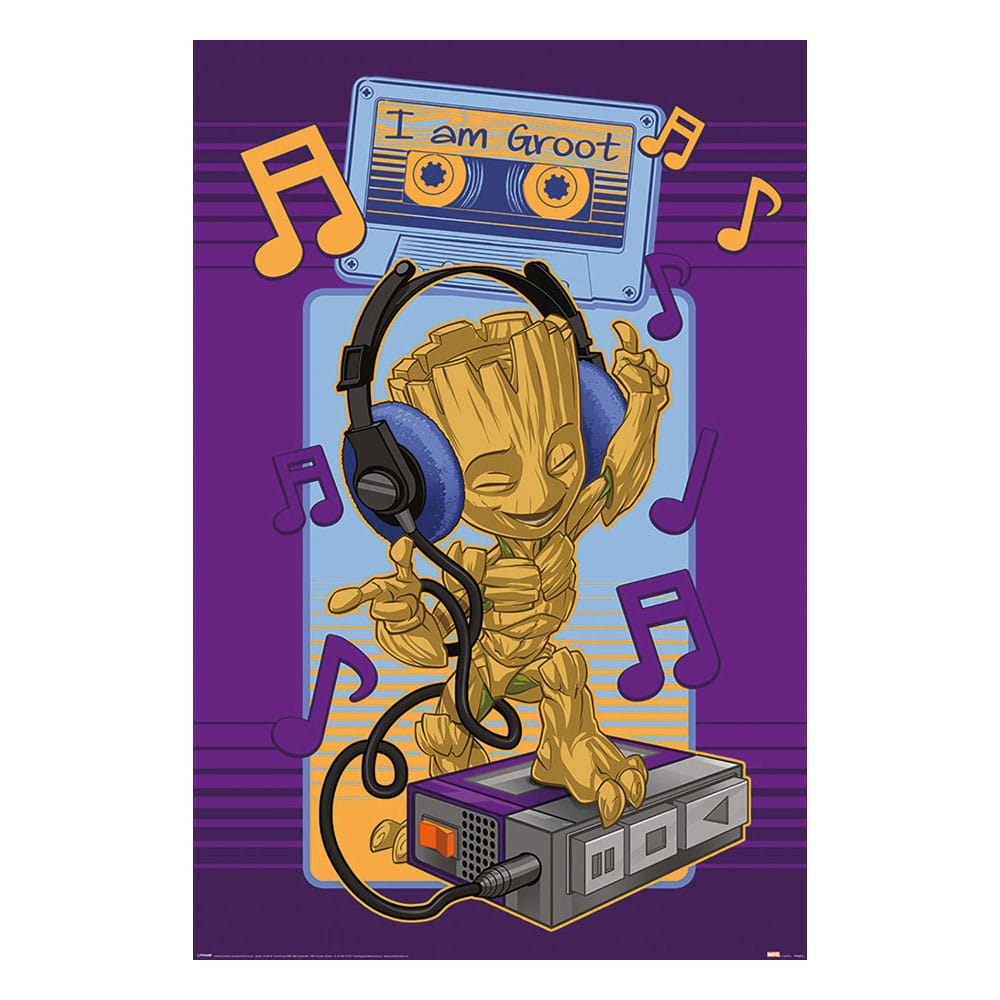 Marvel posters Guardians of the Galaxy Groot Cassette 61 x 91 cm (4)