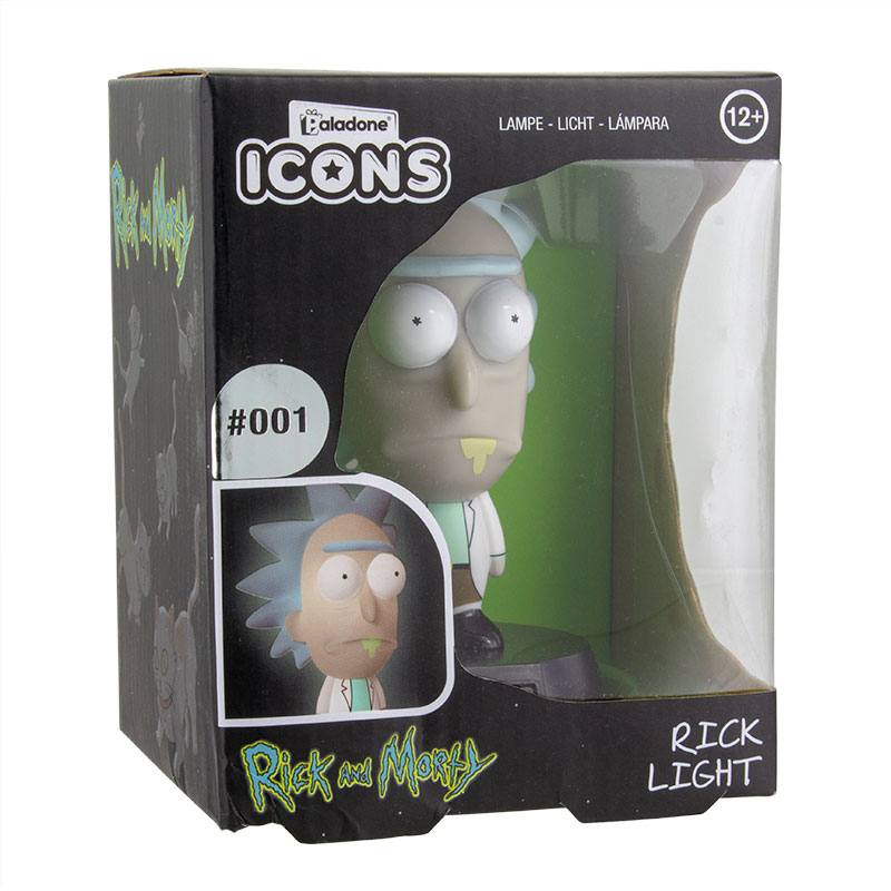 Rick & Morty veilleuse 3D Icon Rick 10 cm
