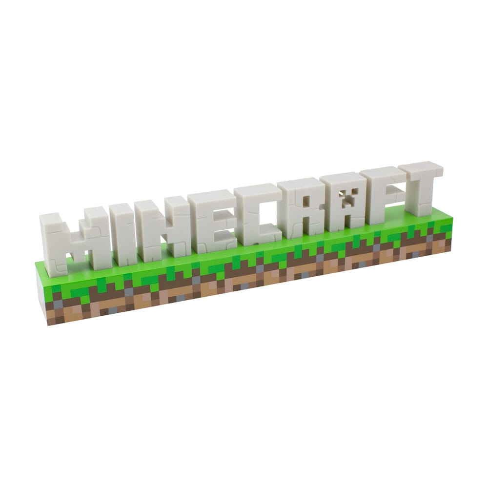 Minecraft lampe Logo 41 cm