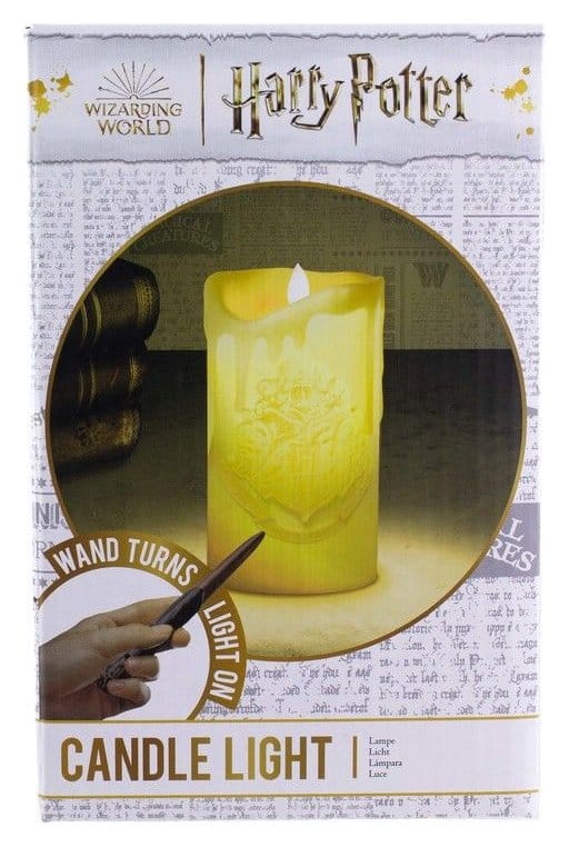 Harry Potter lampe bougie avec télécommande baguette magique 19 cm