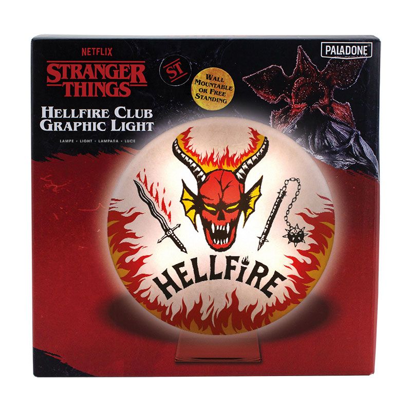 Stranger Things - Lampe Logo Club Hellfire