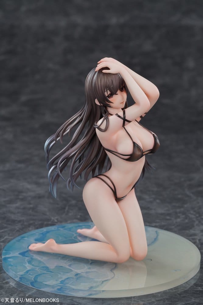 Original Character figurine PVC 1/6 Ruri Amane Illustration - Swimsuit Sugata no Mimi-san 17 cm