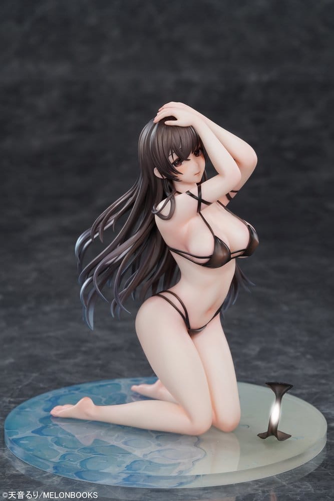 Original Character figurine PVC 1/6 Ruri Amane Illustration - Swimsuit Sugata no Mimi-san 17 cm