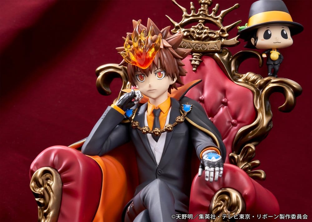 Katekyo Hitman Reborn figurine PVC Tsunayoshi Sawada & Reborn 21 cm
