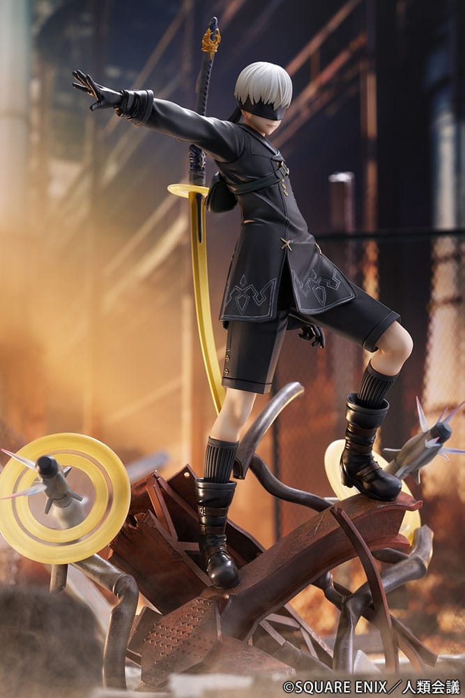 NieR:Automata Ver1.1a statuette PVC 1/7 YoRHa No. 9 Type S Covering Fire 31 cm