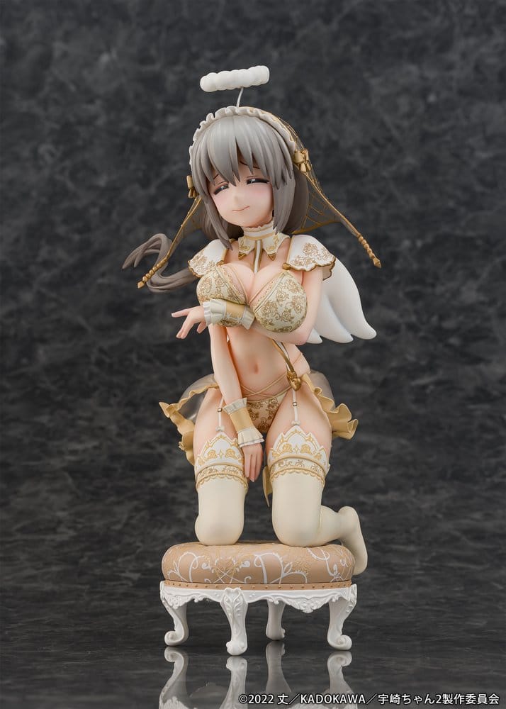 Uzaki-chan Wants to Hang Out! statuette PVC 1/7 Tsuki Uzaki Angel Ver. 19 cm